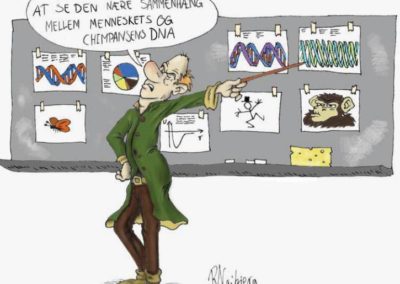 Vi har 99% DNA til fælles med chimpanserne!
