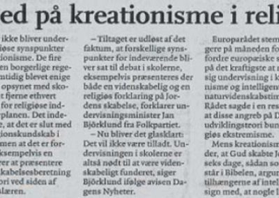 Debatten i Sverige